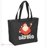 Dad Bod Santa Claus Christmas Tote Bag thumb 2