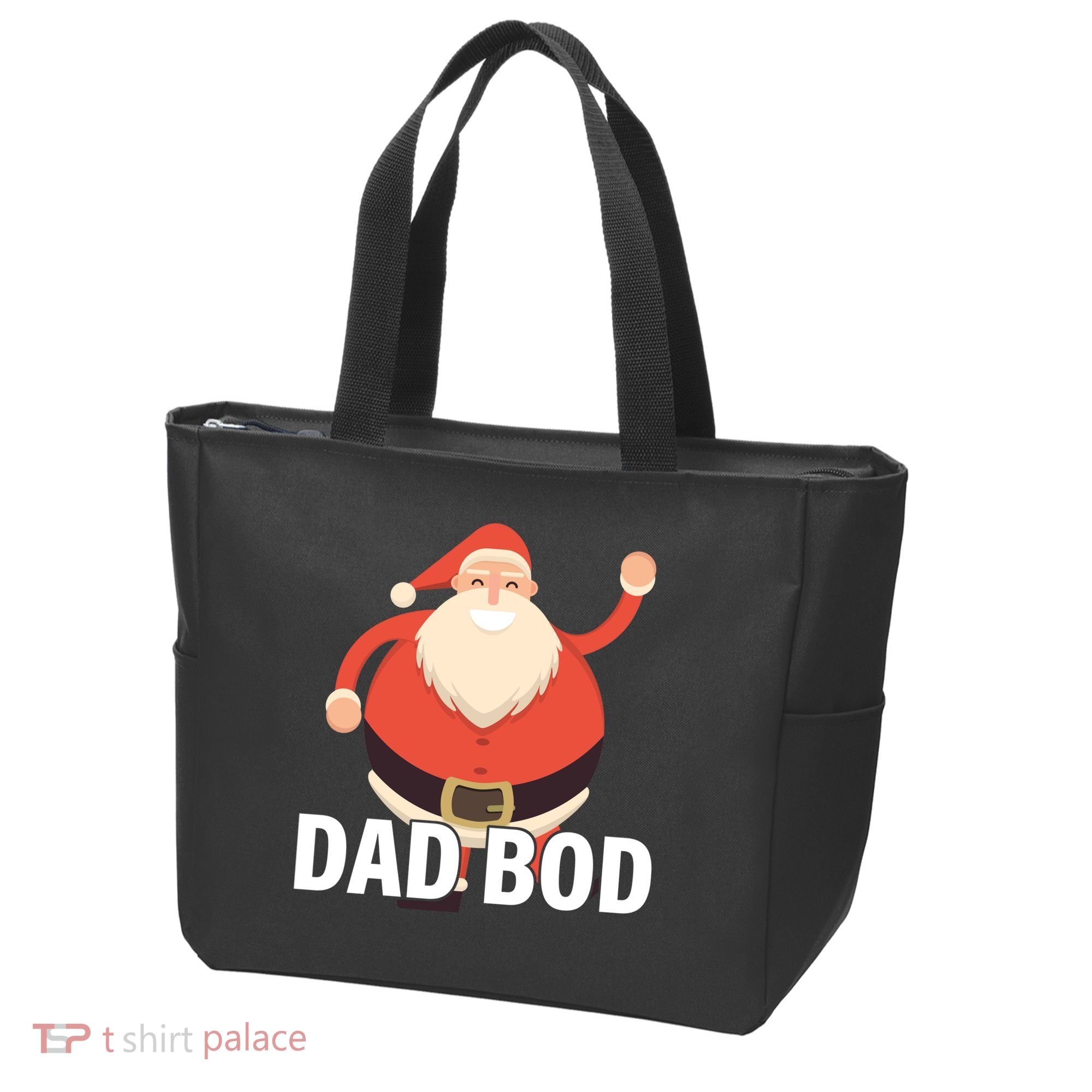 Dad Bod Santa Claus Christmas Tote Bag