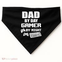 Dad By Day Gamer By Night USA-Made Doggie Bandana thumb 0