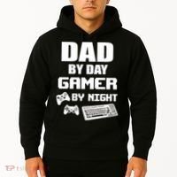 Dad By Day Gamer By Night Hoodie thumb 2