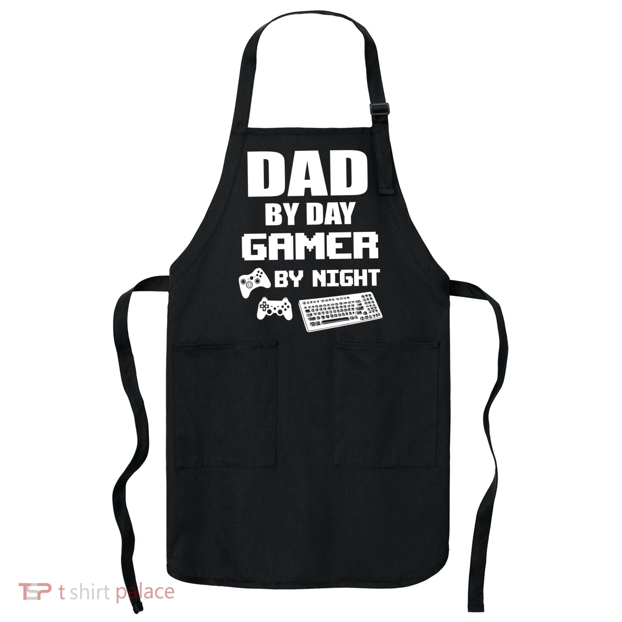 Dad By Day Gamer By Night Apron