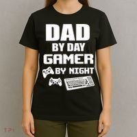 Dad By Day Gamer By Night T-Shirt thumb 4
