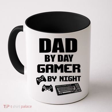 Dad By Day Gamer By Night Coffee Mug