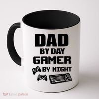 Dad By Day Gamer By Night Coffee Mug thumb 0