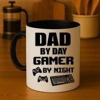 Dad By Day Gamer By Night Coffee Mug thumb 4