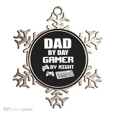 Dad By Day Gamer By Night Ornament