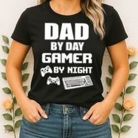 Dad By Day Gamer By Night Women's T-Shirt thumb 2