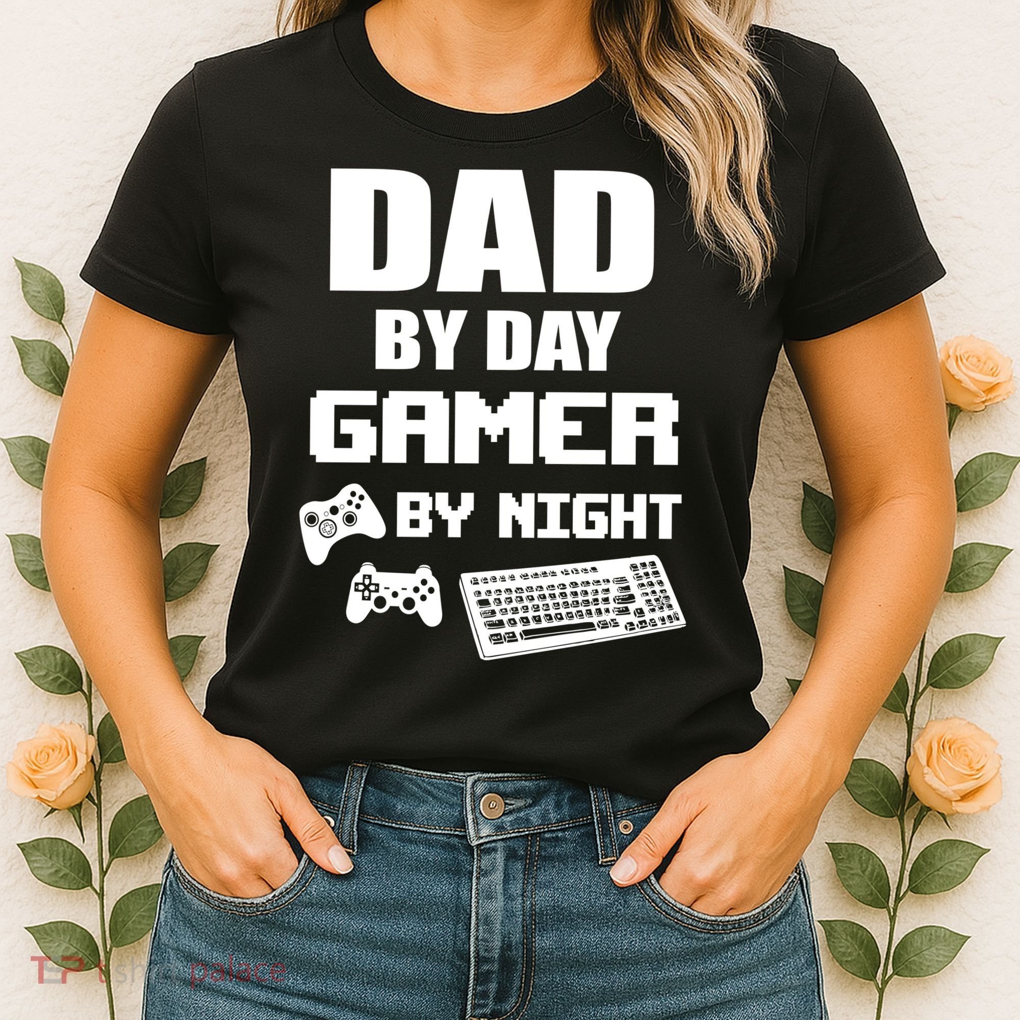 Dad By Day Gamer By Night Women's T-Shirt