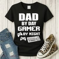 Dad By Day Gamer By Night Women's T-Shirt thumb 3