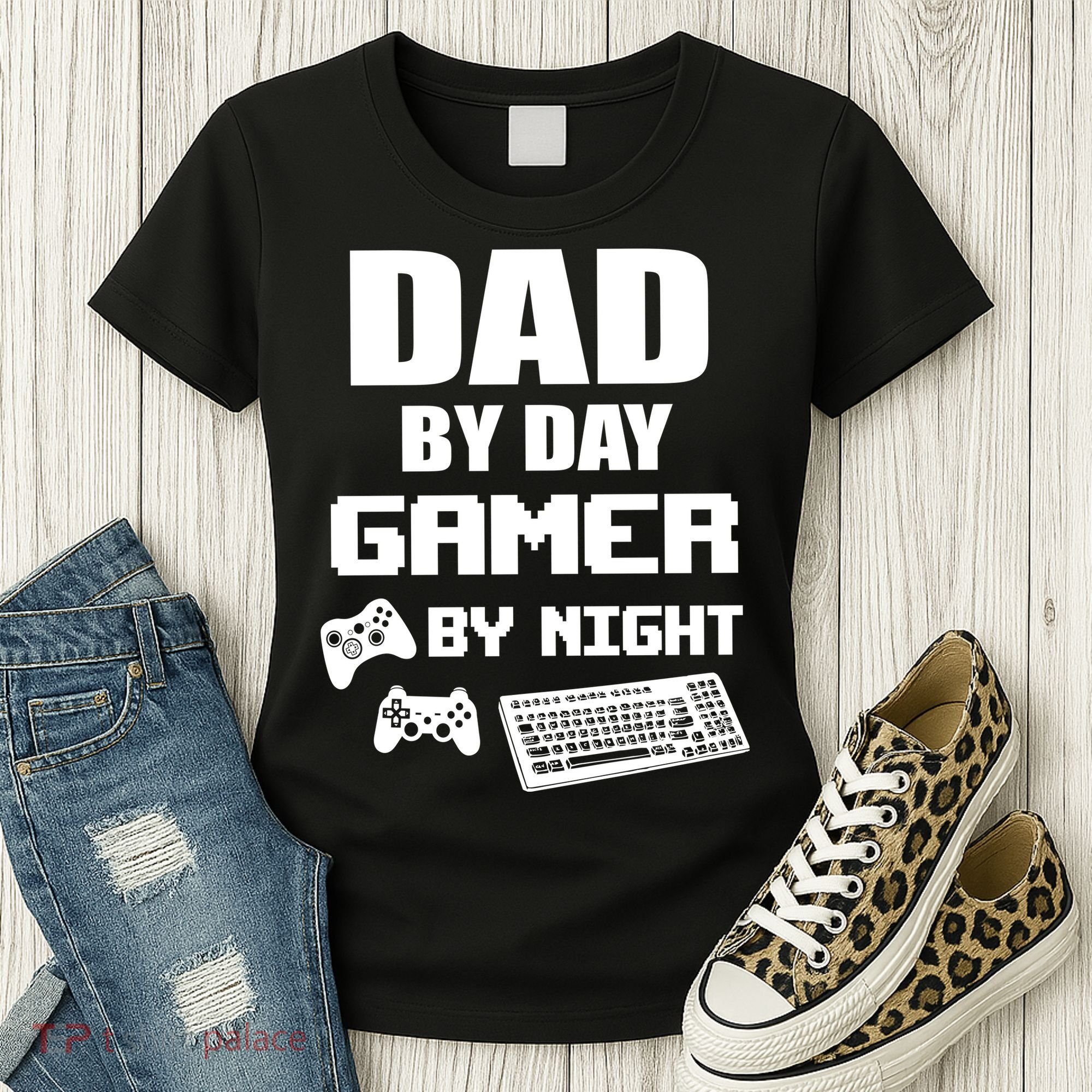 Dad By Day Gamer By Night Women's T-Shirt