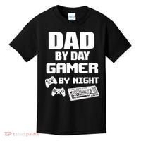 Dad By Day Gamer By Night Kids T-Shirt thumb 0