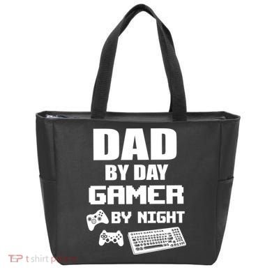 Dad By Day Gamer By Night Tote Bag