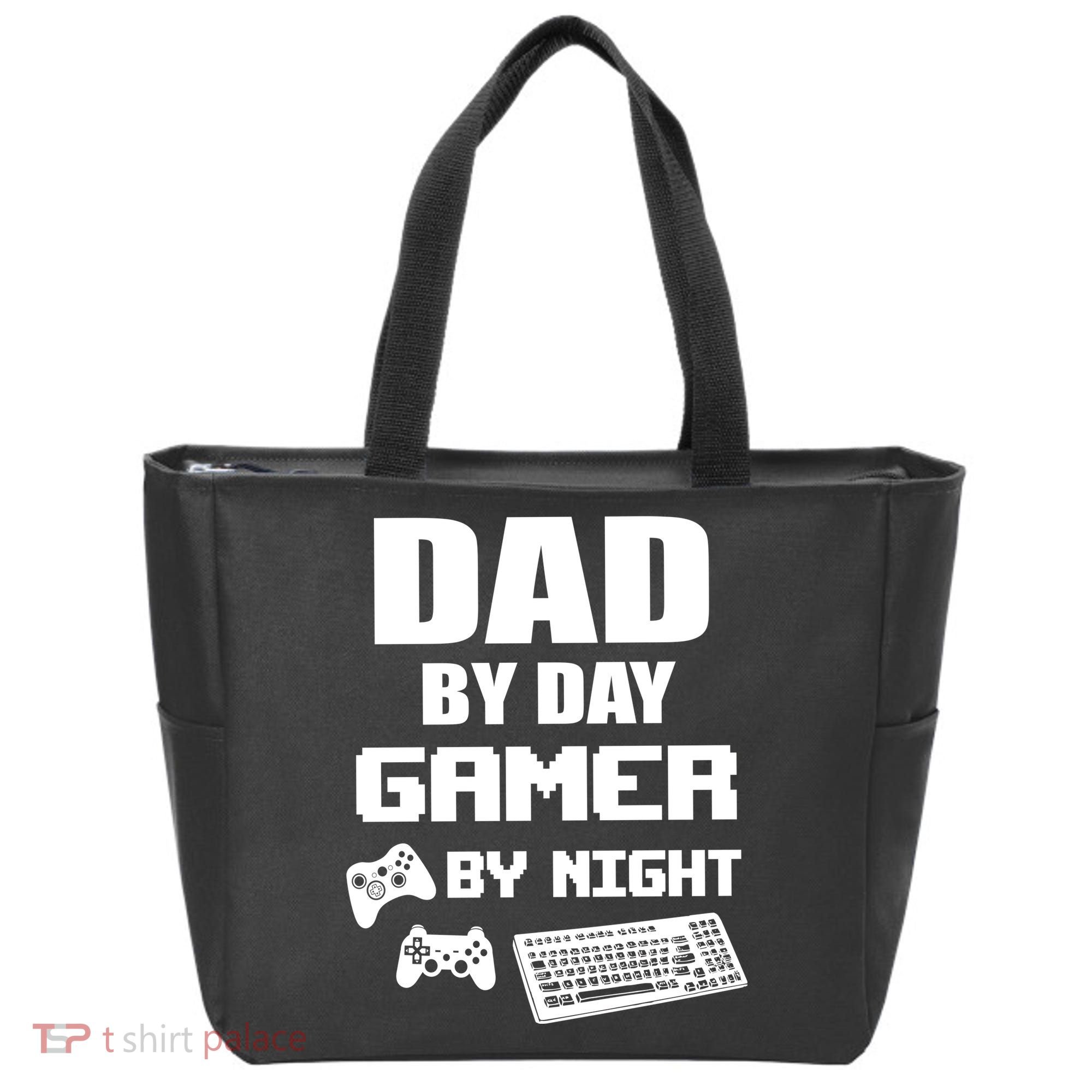 Dad By Day Gamer By Night Tote Bag