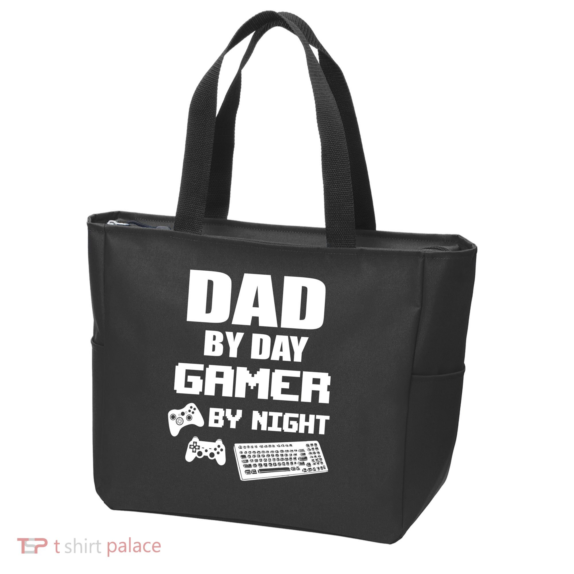 Dad By Day Gamer By Night Tote Bag
