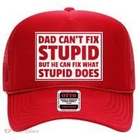Dad Can't Fit Stupid But He Can What Stupid Does Hat thumb 0