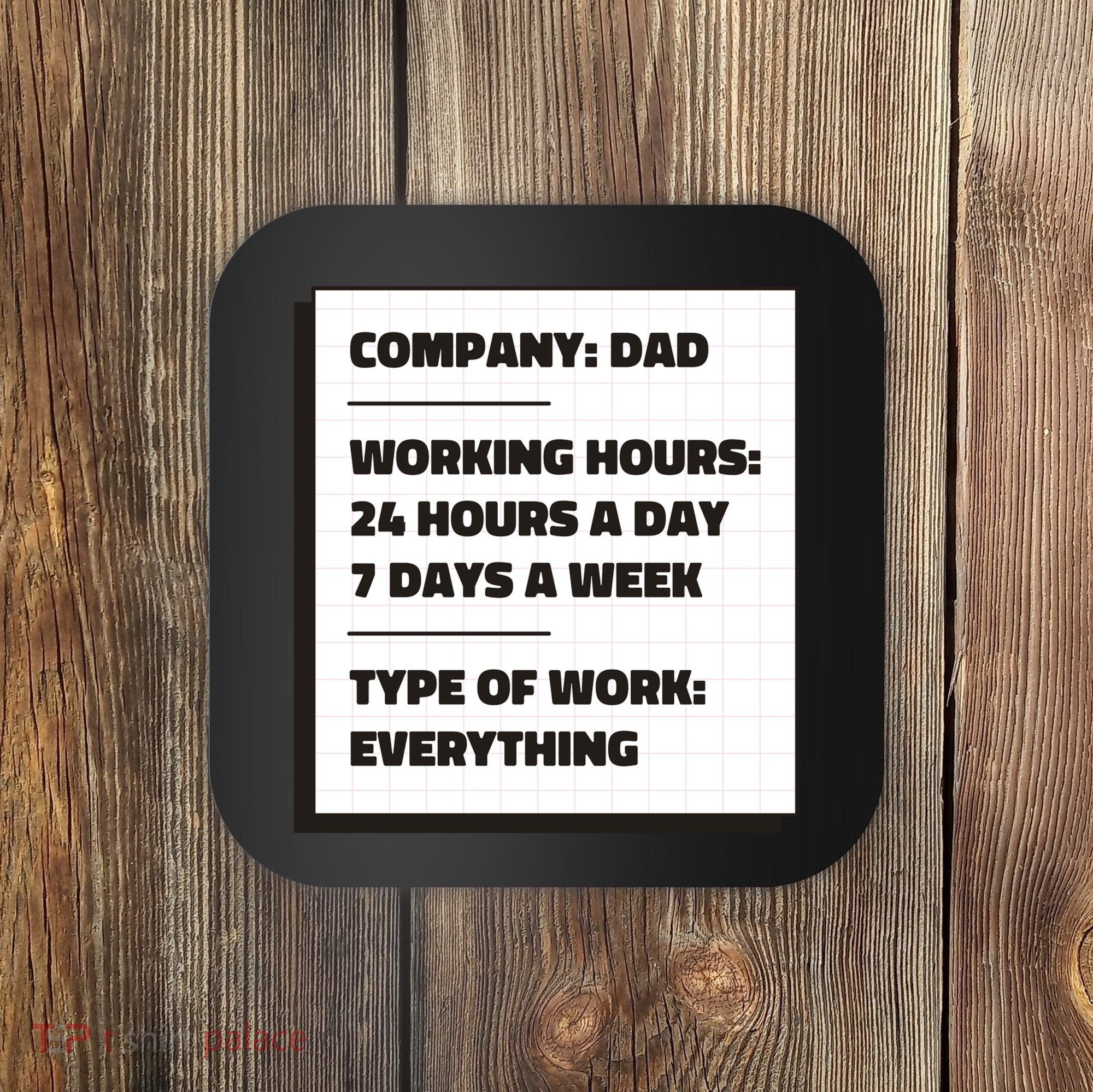 Dad Company Coaster