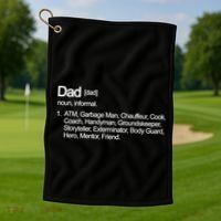 Dad Definition Of All Things Golf Towel thumb 1