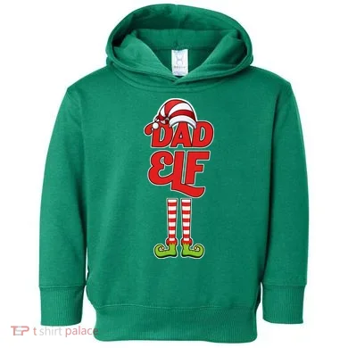 Dad Elf Toddler Hoodie