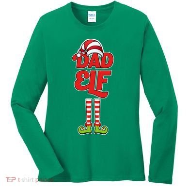 Dad Elf Women's Long Sleeve Shirt