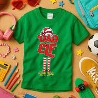 Dad Elf Kids T-Shirt thumb 3