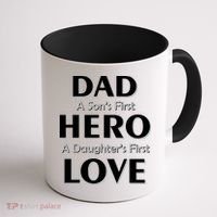 Dad First Hero And Love Coffee Mug thumb 1
