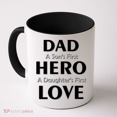 Dad First Hero And Love Coffee Mug