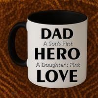 Dad First Hero And Love Coffee Mug thumb 2
