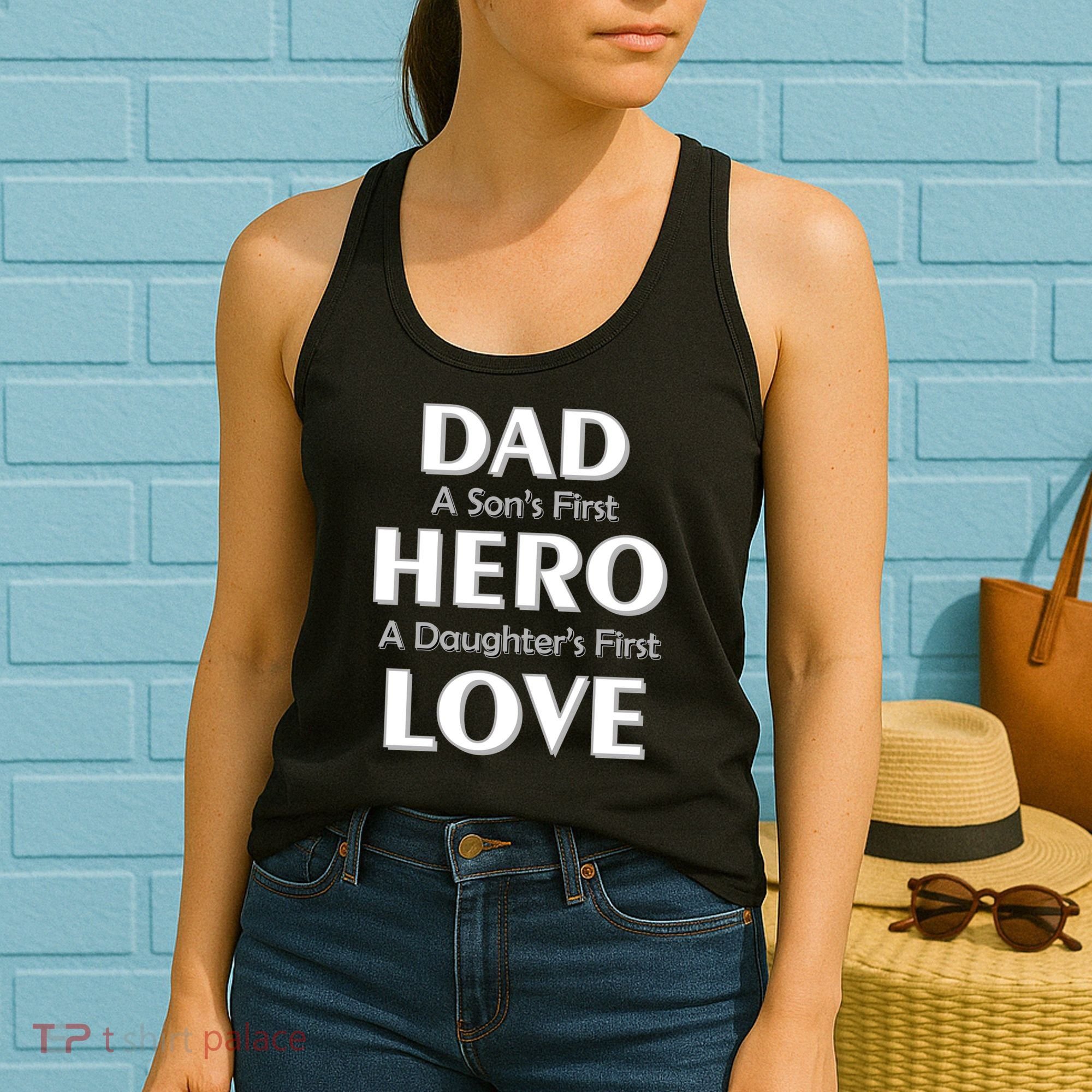 Dad First Hero And Love Women's Tank Top