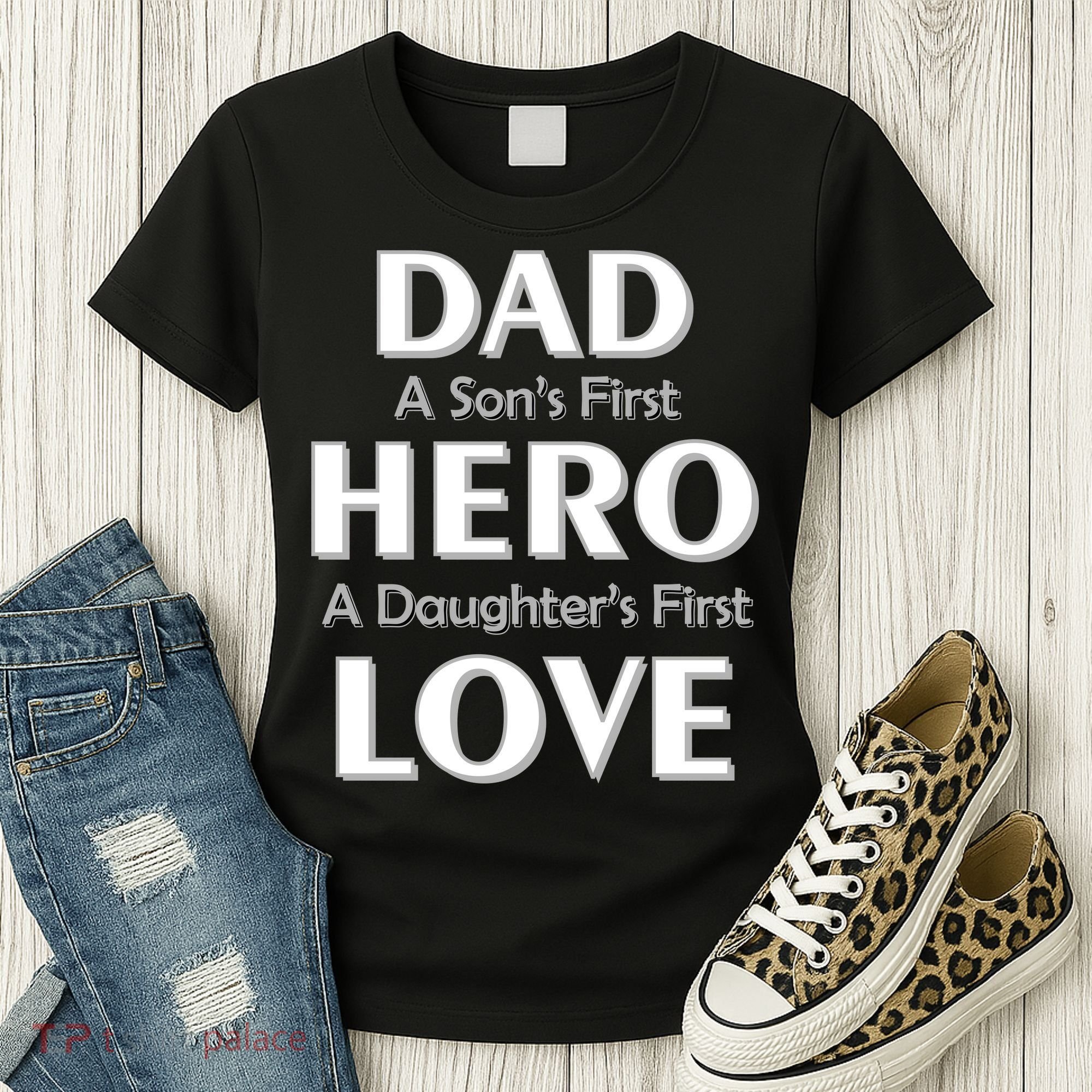 Dad First Hero And Love Women's T-Shirt