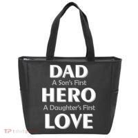 Dad First Hero And Love Tote Bag thumb 0