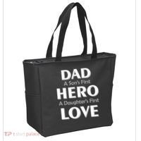 Dad First Hero And Love Tote Bag thumb 2