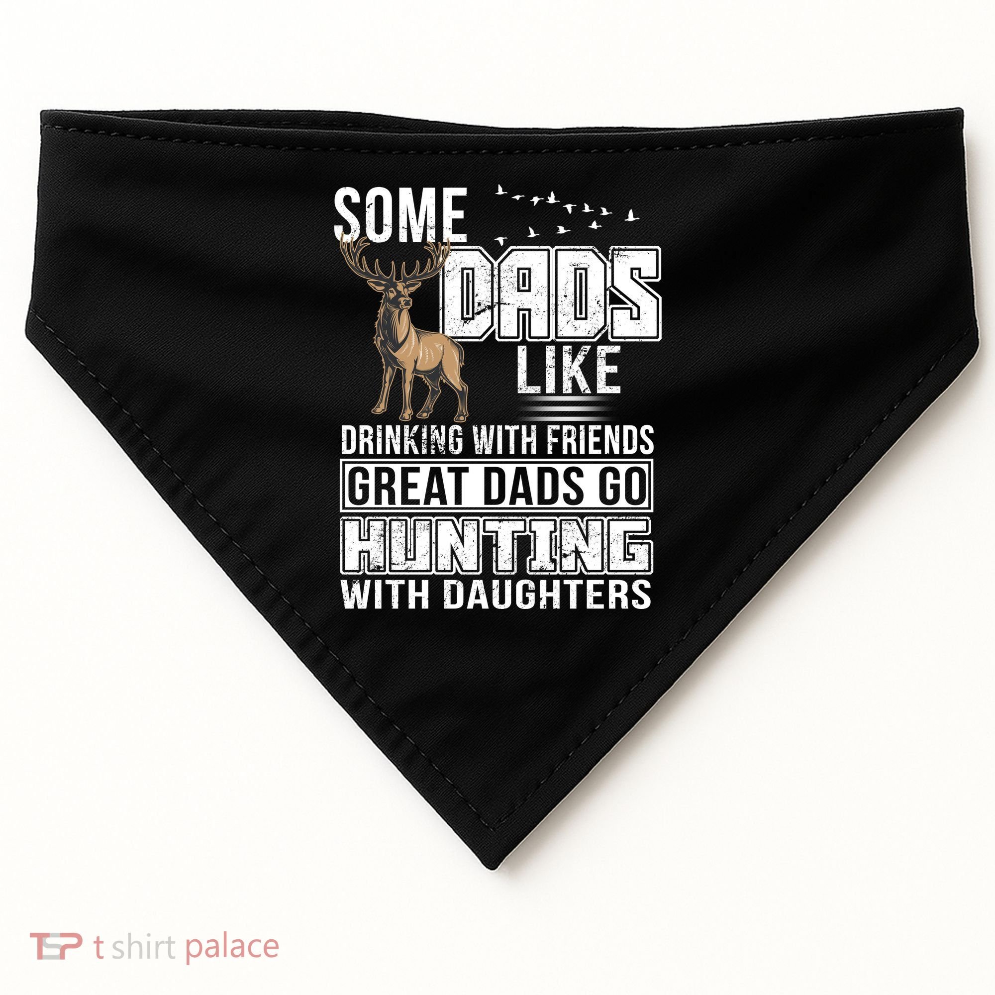 Dad Hunting With Daughters USA-Made Doggie Bandana