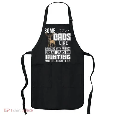 Dad Hunting With Daughters Apron