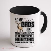 Dad Hunting With Daughters Coffee Mug thumb 1