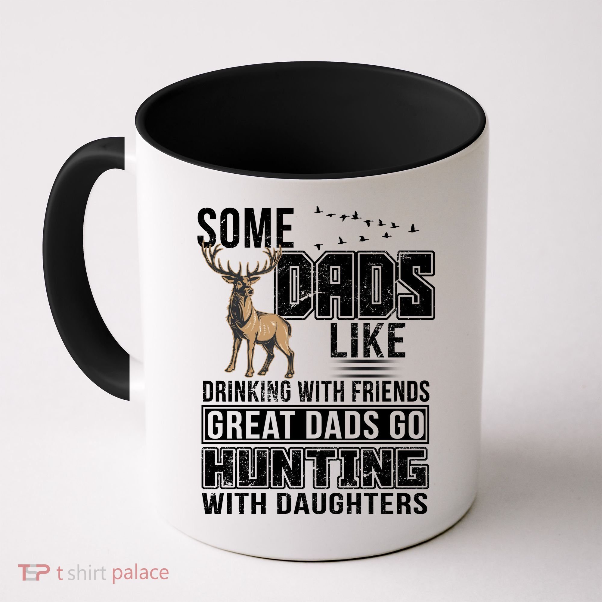 Dad Hunting With Daughters Coffee Mug