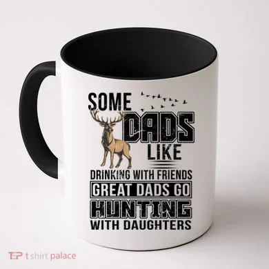 Dad Hunting With Daughters Coffee Mug