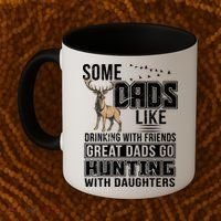 Dad Hunting With Daughters Coffee Mug thumb 2