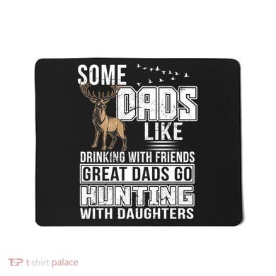 Dad Hunting With Daughters Mousepad