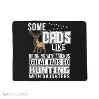 Dad Hunting With Daughters Mousepad thumb 0