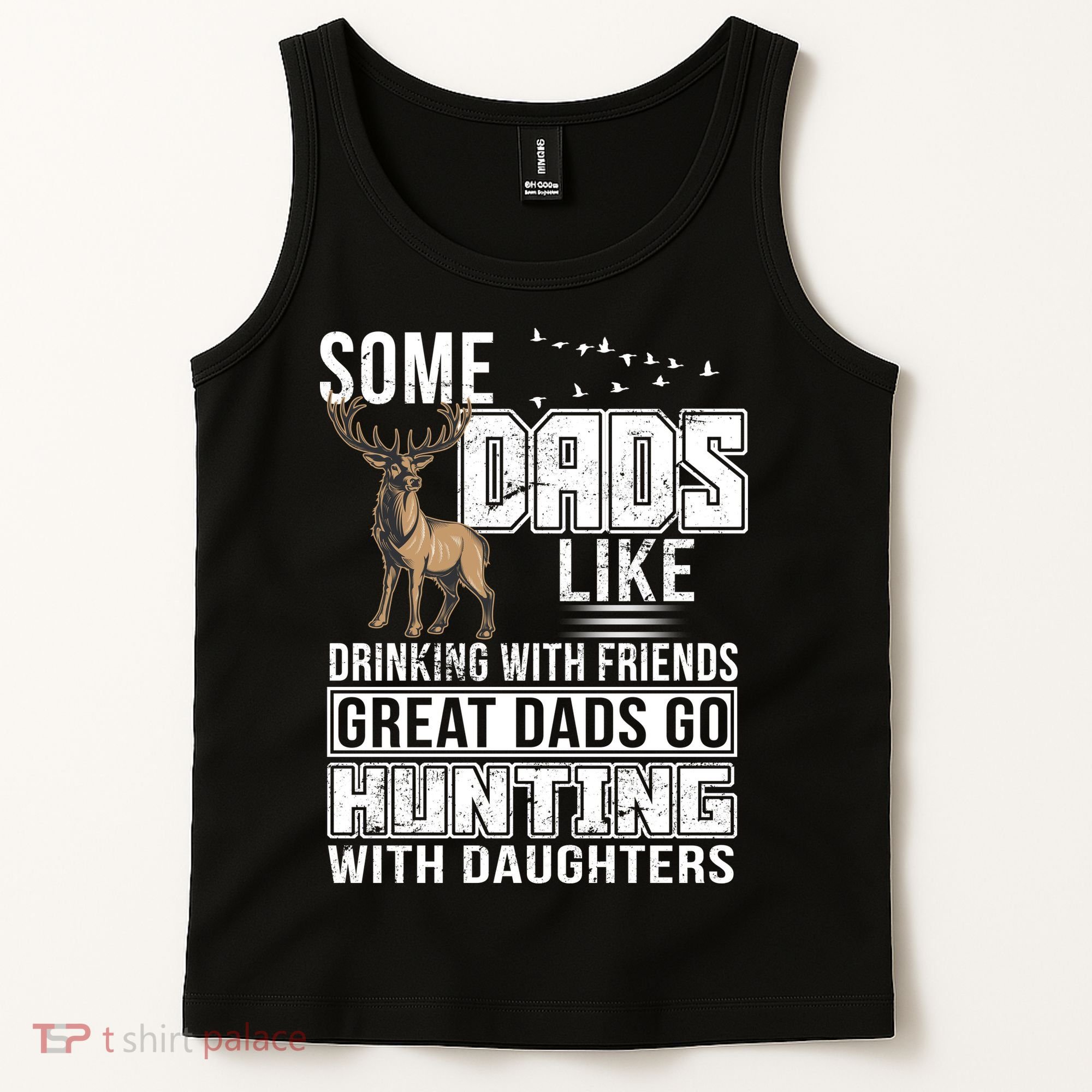 Dad Hunting With Daughters Tank Top