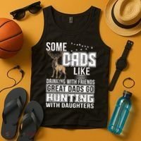 Dad Hunting With Daughters Tank Top thumb 4