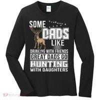 Dad Hunting With Daughters Women's Long Sleeve Shirt thumb 0