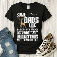 Dad Hunting With Daughters Women's T-Shirt thumb 3