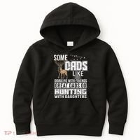 Dad Hunting With Daughters Kids Hoodie thumb 0