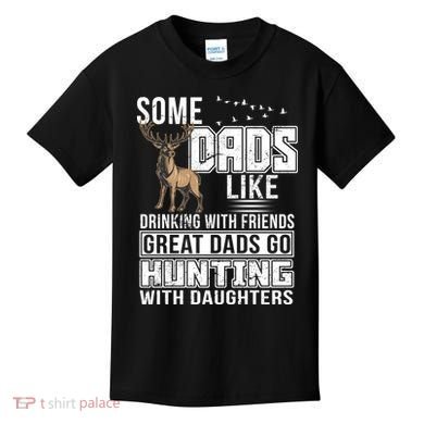 Dad Hunting With Daughters Kids T-Shirt