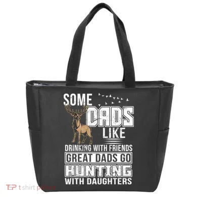 Dad Hunting With Daughters Tote Bag