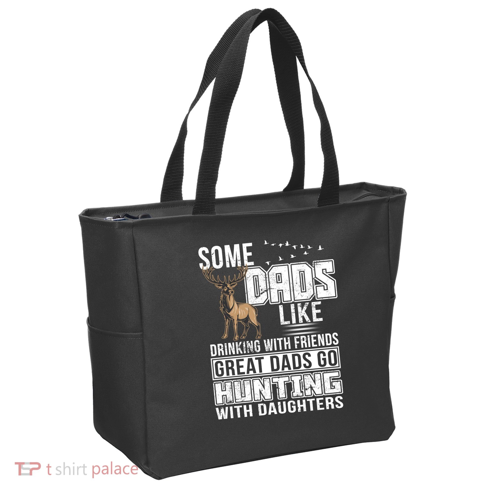 Dad Hunting With Daughters Tote Bag