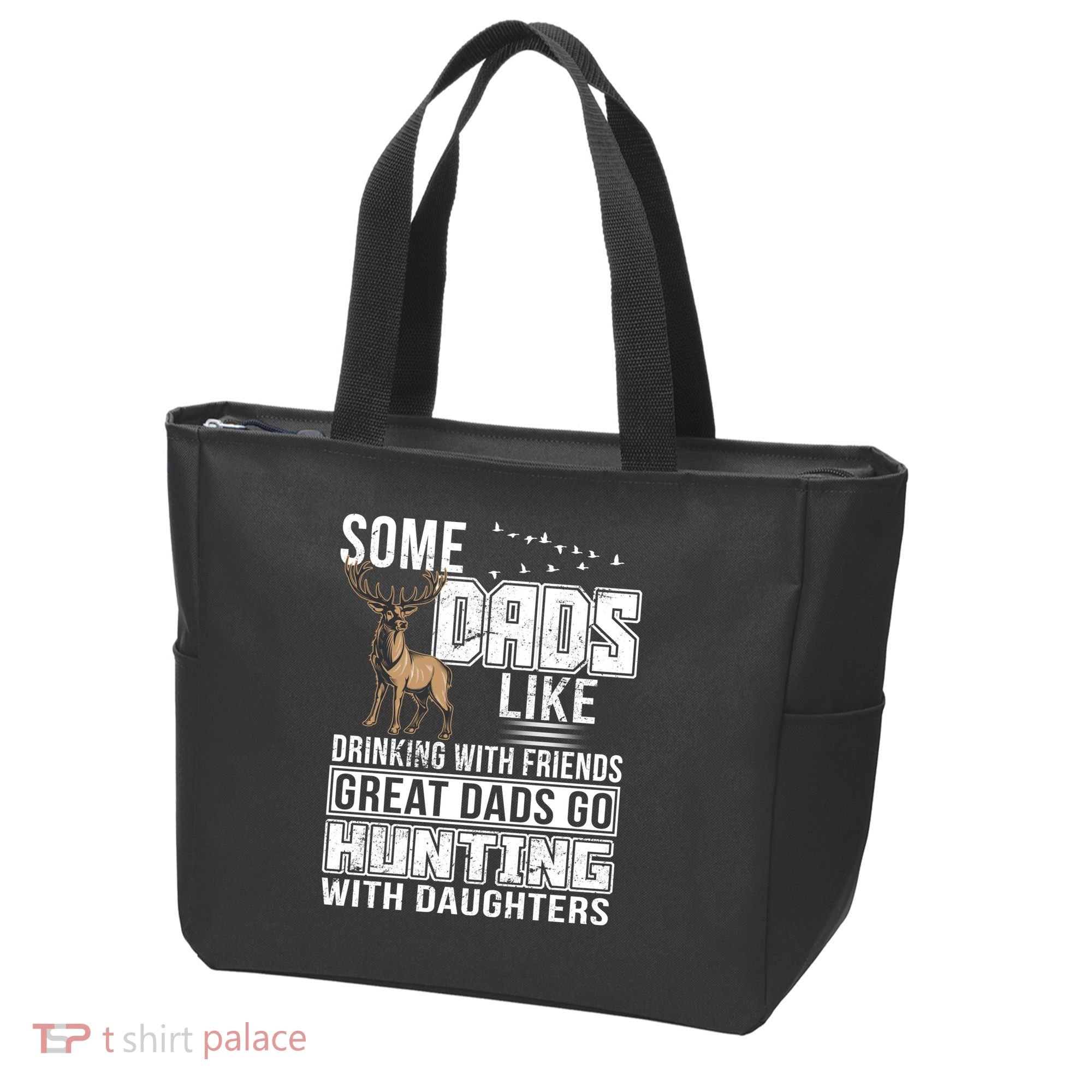 Dad Hunting With Daughters Tote Bag