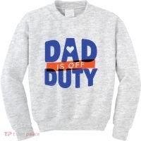 Dad Is Off Duty Kids Sweatshirt thumb 0