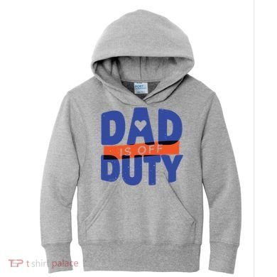 Dad Is Off Duty Kids Hoodie